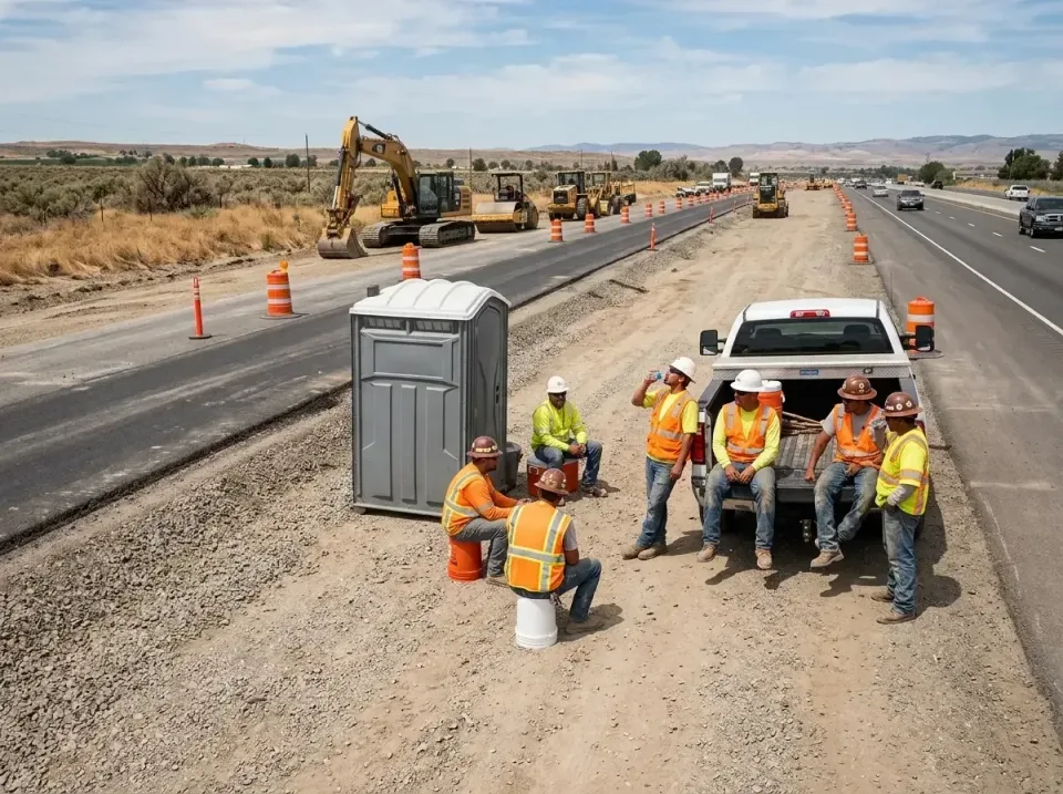 highway-road-construction-crew-007 — frequently asked questions, Porta Potty and Restroom Rentals in Paris, AR